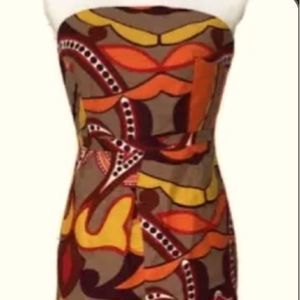 Merona Strapless Lined Midi Dress